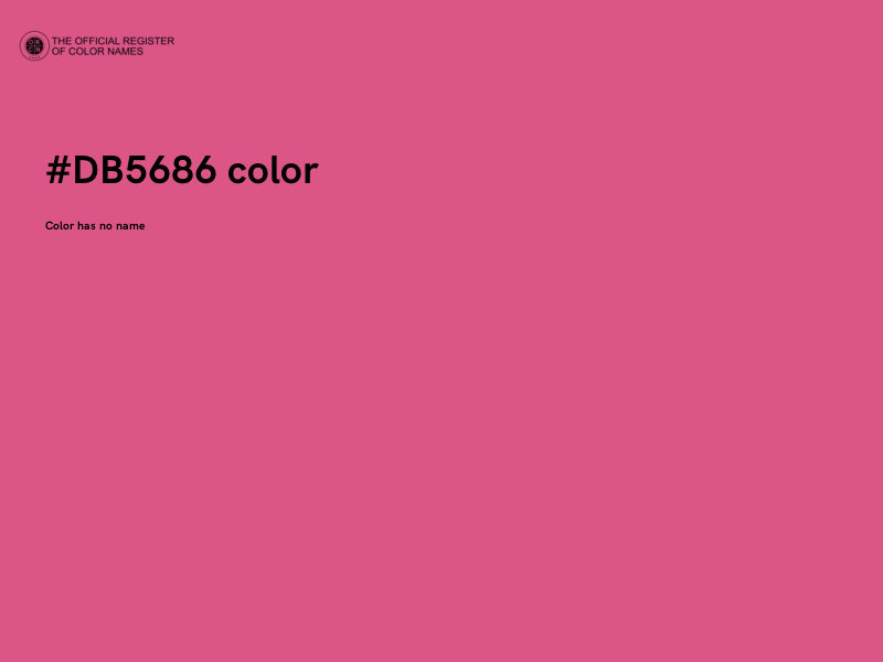 #DB5686 color image