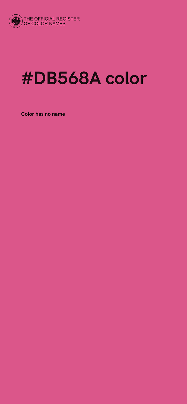 #DB568A color image