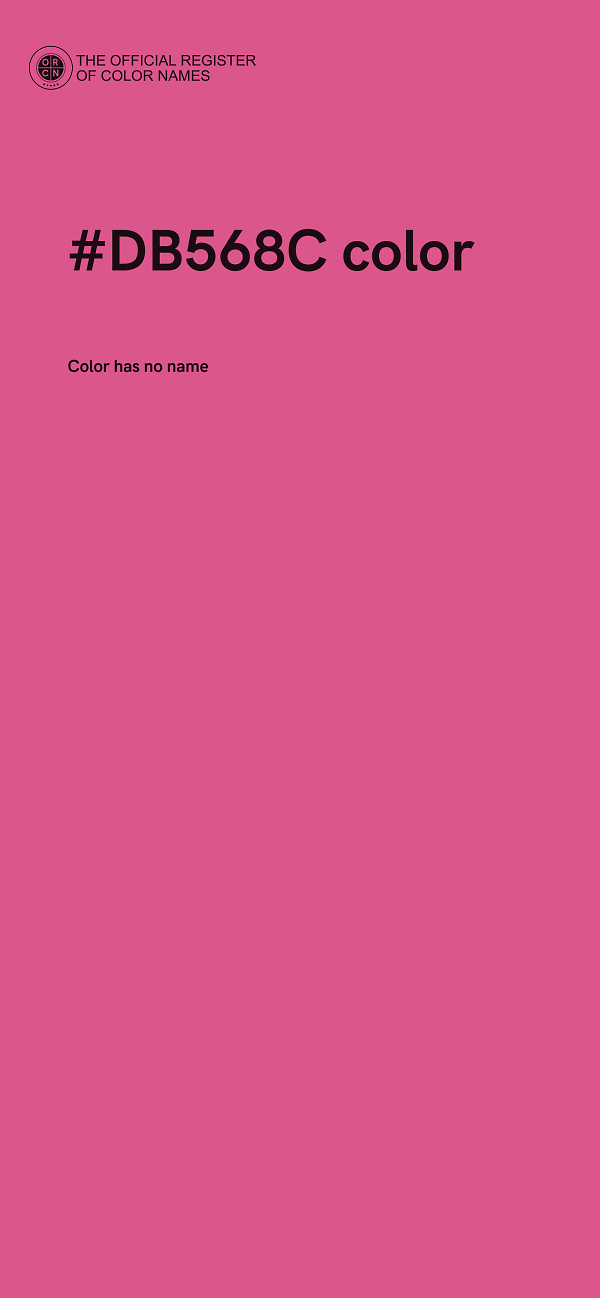 #DB568C color image