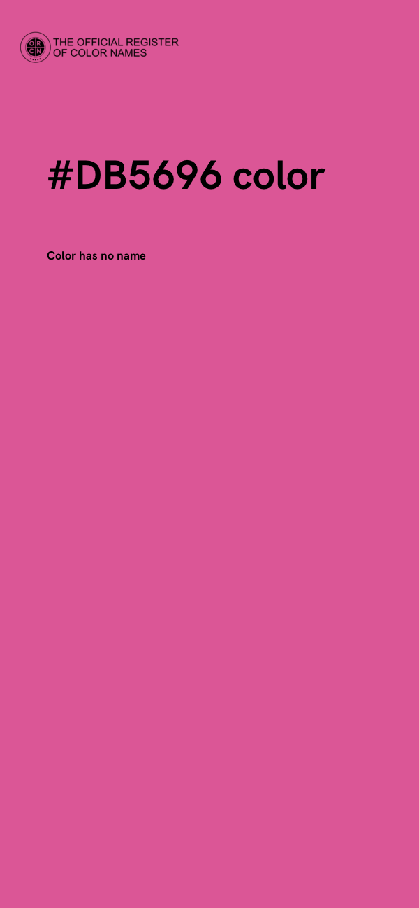 #DB5696 color image