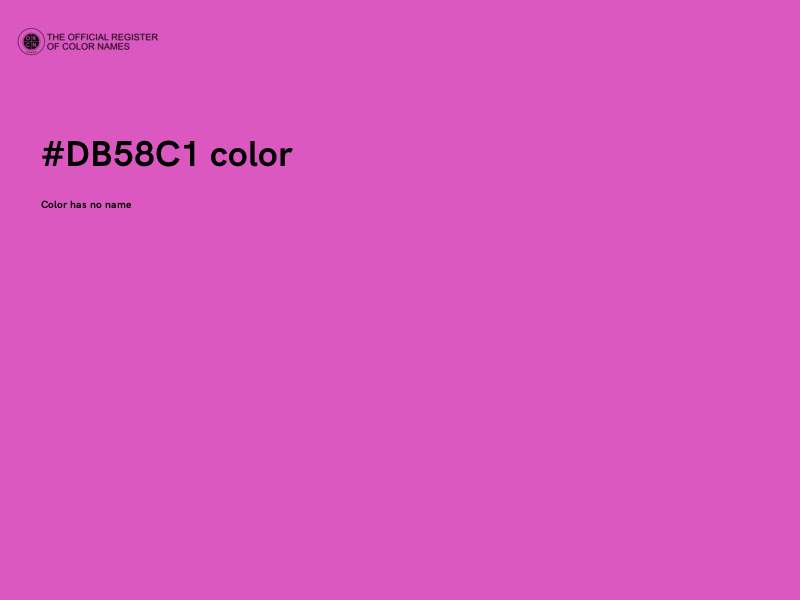 #DB58C1 color image