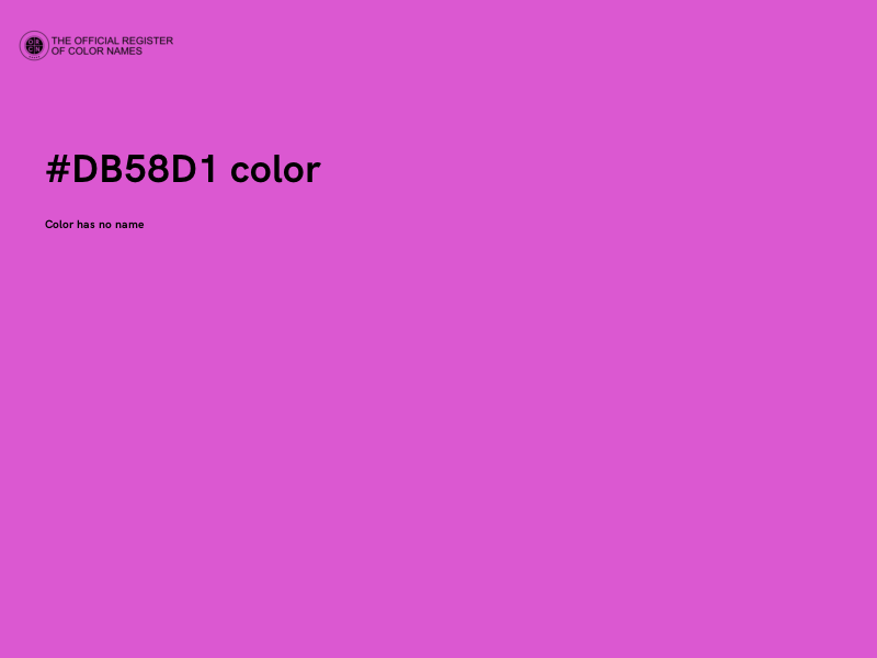 #DB58D1 color image