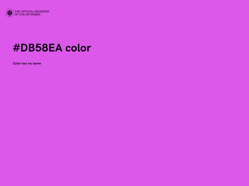 #DB58EA color image