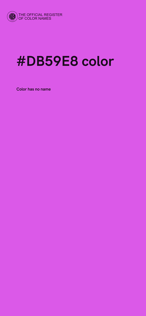 #DB59E8 color image