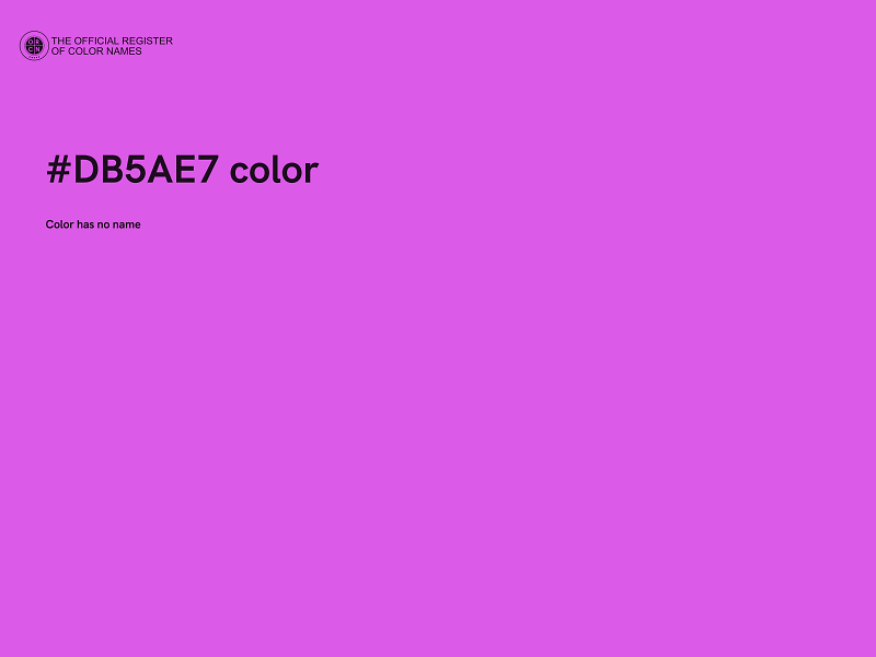 #DB5AE7 color image