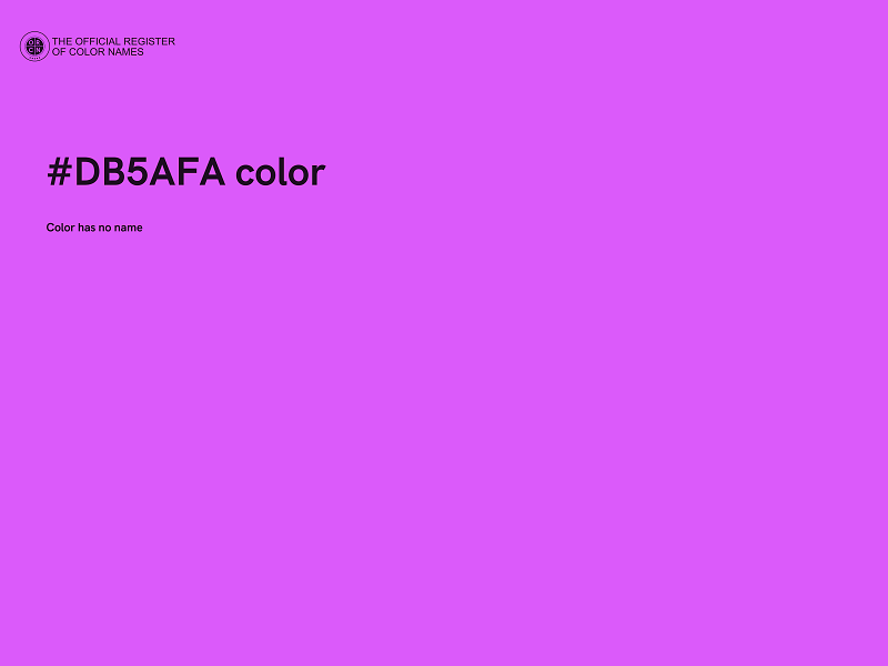 #DB5AFA color image