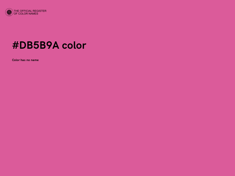 #DB5B9A color image