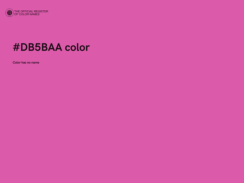 #DB5BAA color image