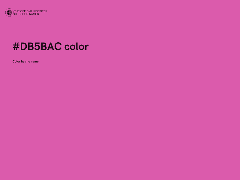 #DB5BAC color image