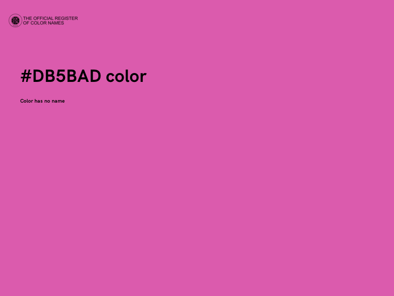 #DB5BAD color image