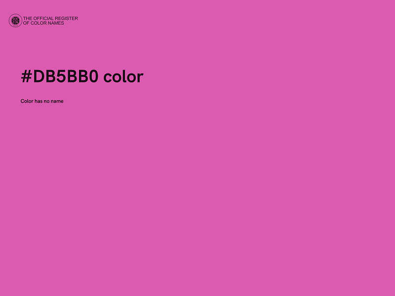 #DB5BB0 color image