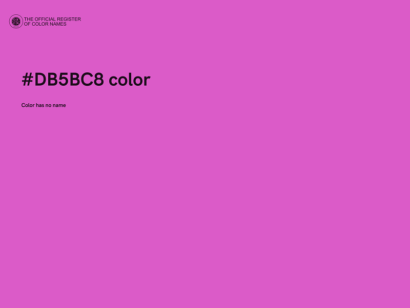 #DB5BC8 color image