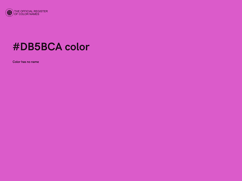 #DB5BCA color image