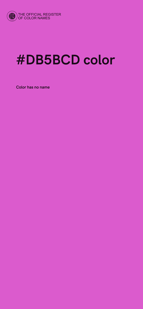#DB5BCD color image