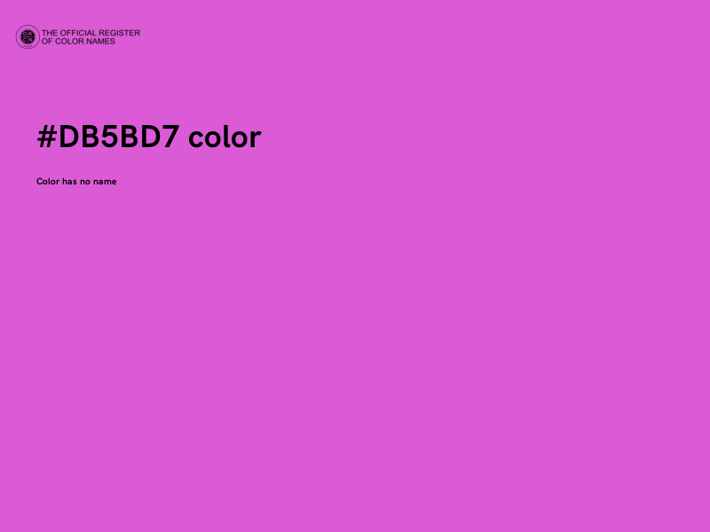 #DB5BD7 color image