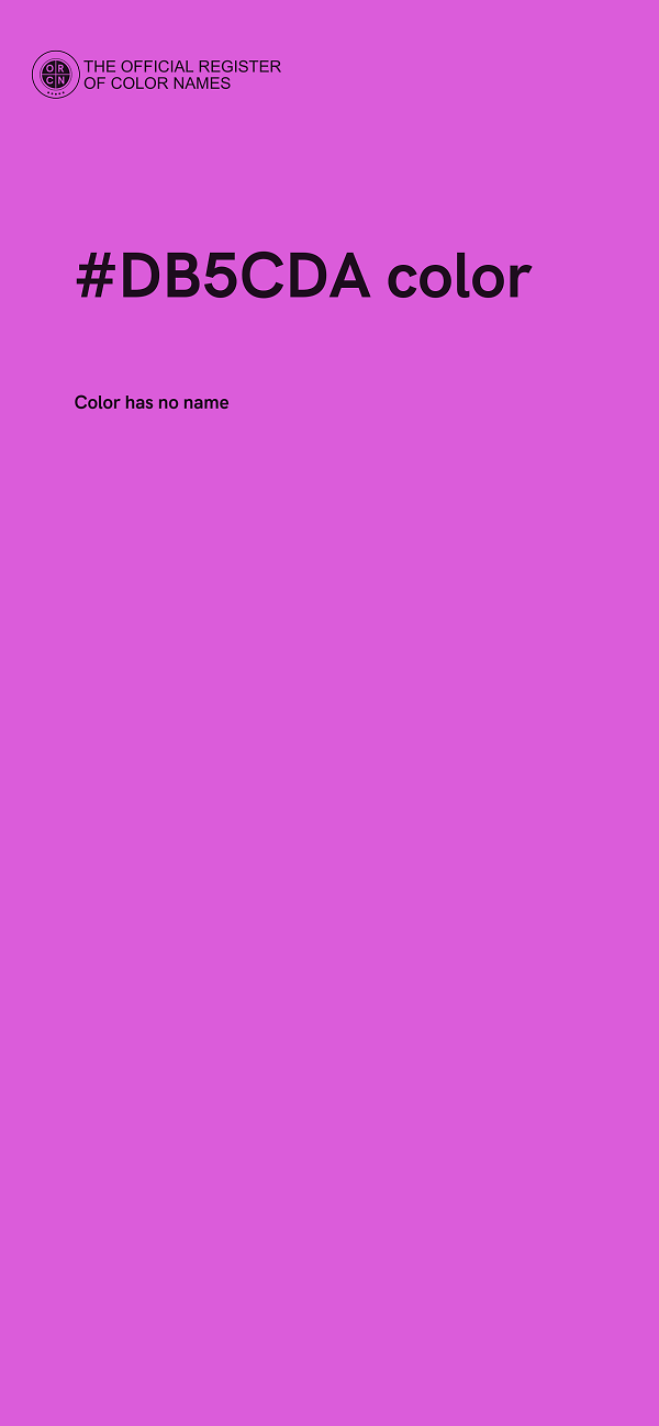 #DB5CDA color image