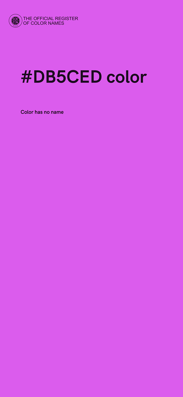 #DB5CED color image