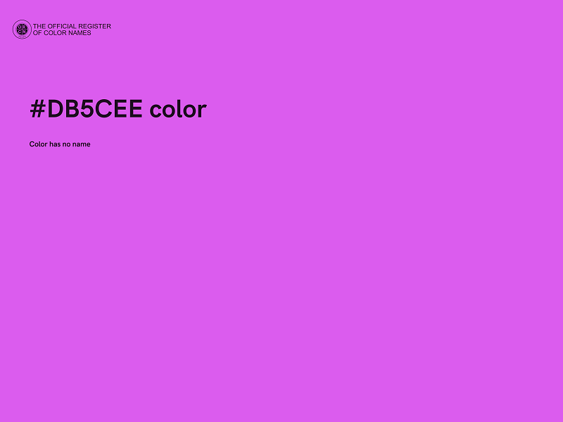 #DB5CEE color image