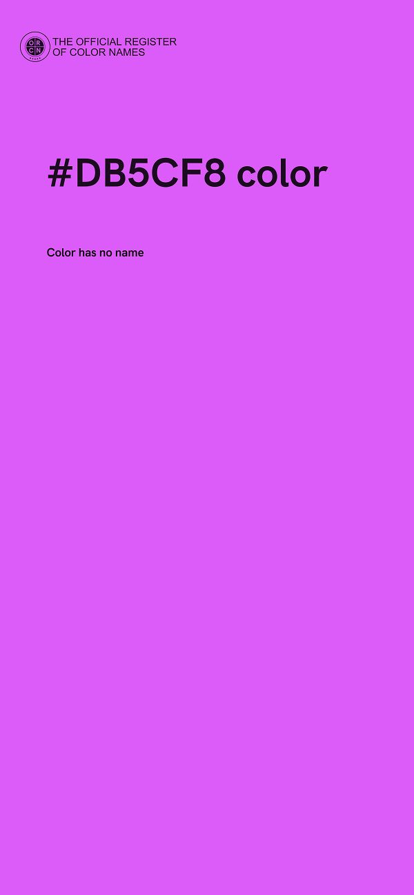 #DB5CF8 color image