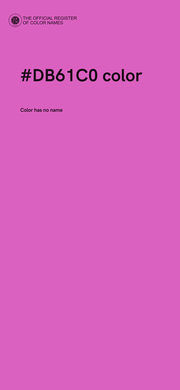 #DB61C0 color image