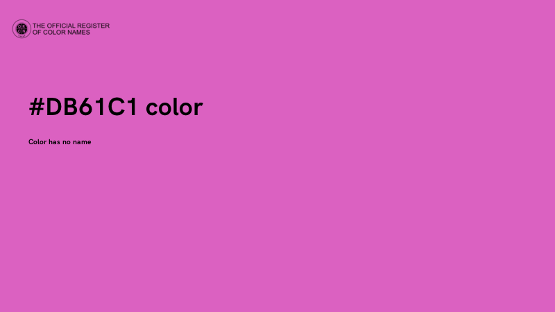 #DB61C1 color image