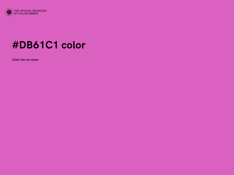 #DB61C1 color image