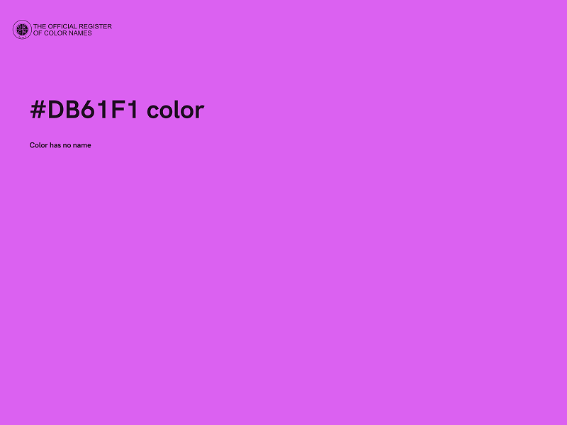 #DB61F1 color image