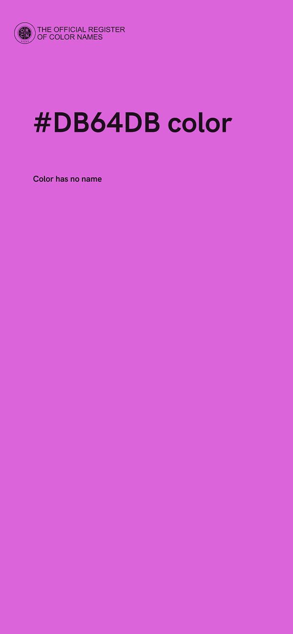 #DB64DB color image