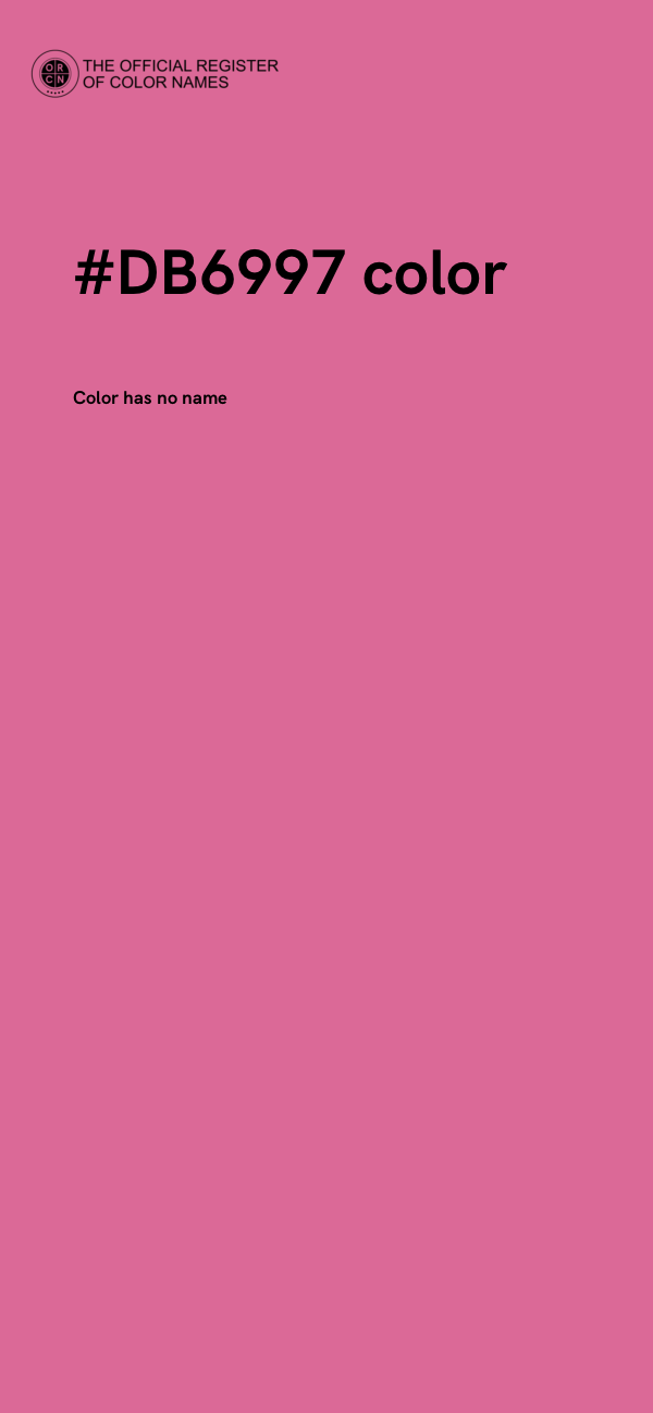 #DB6997 color image