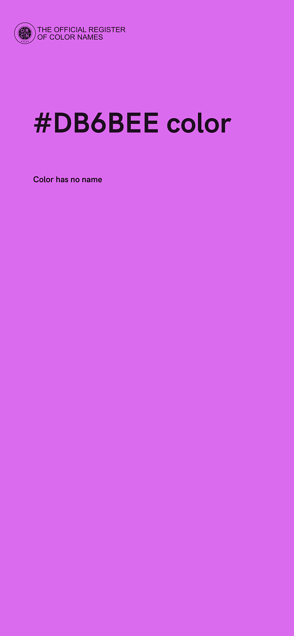 #DB6BEE color image