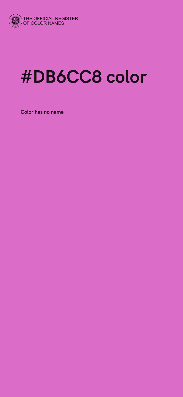 #DB6CC8 color image