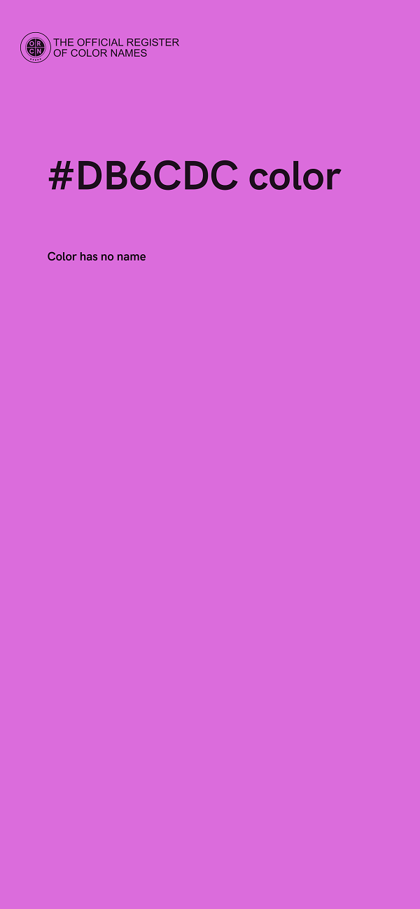 #DB6CDC color image