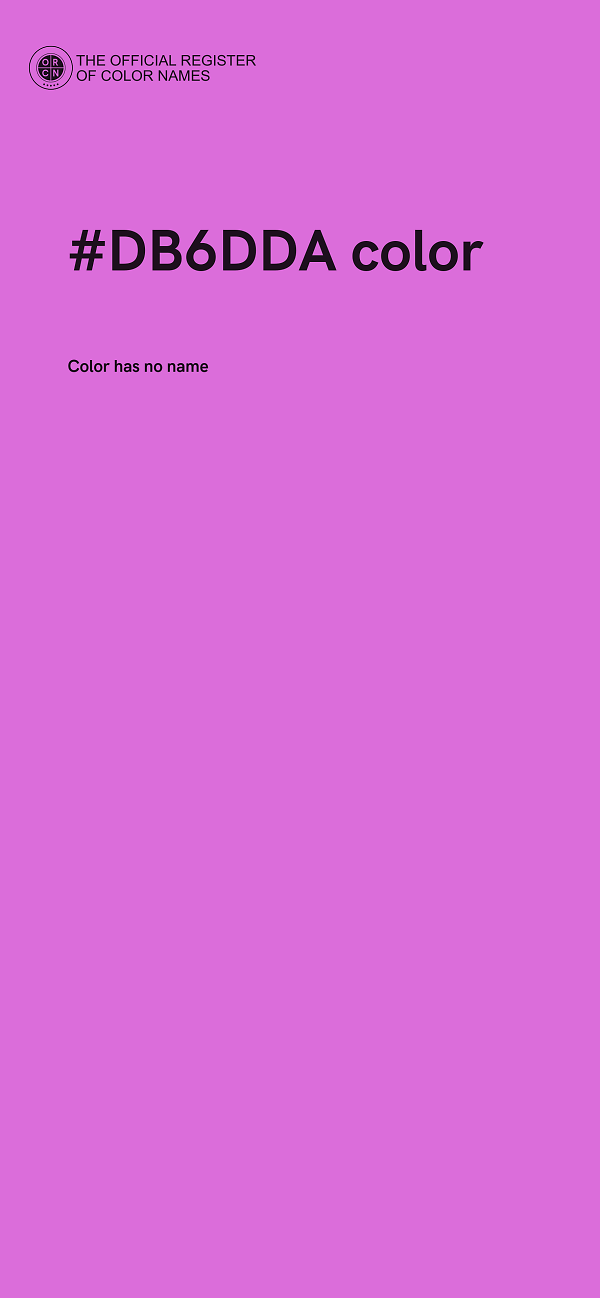 #DB6DDA color image