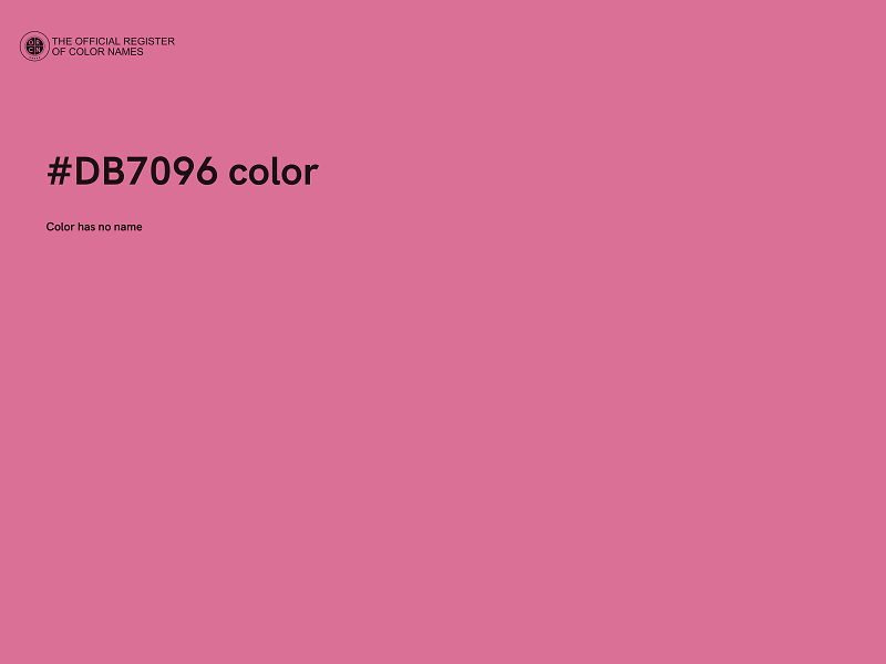 #DB7096 color image