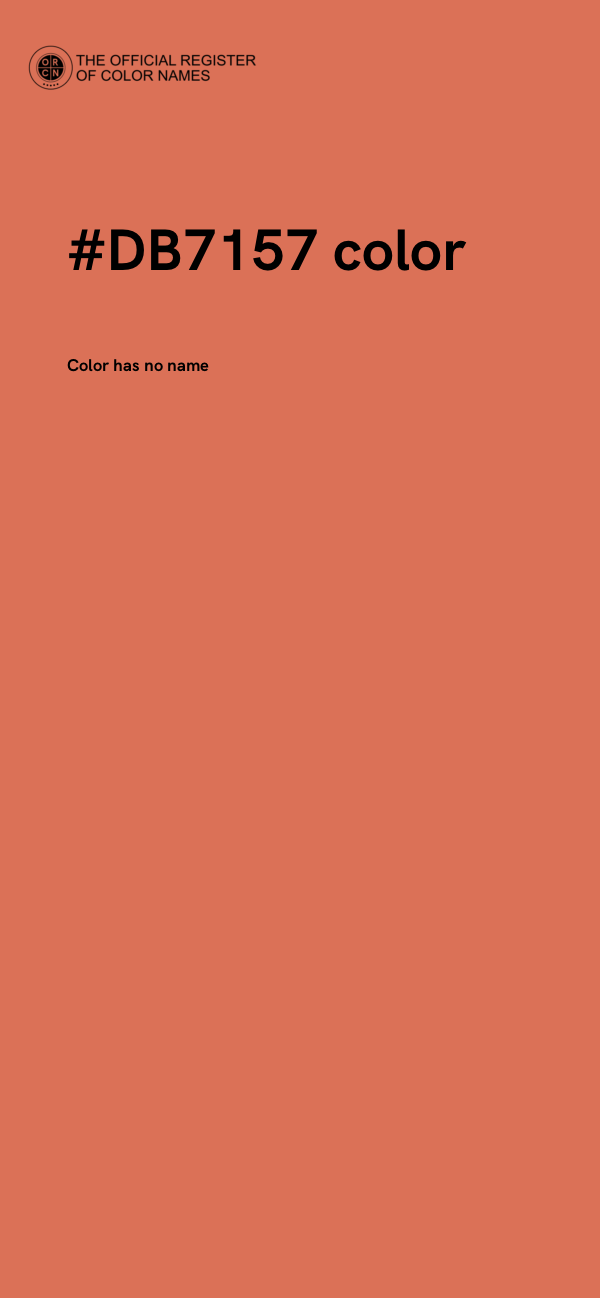 #DB7157 color image