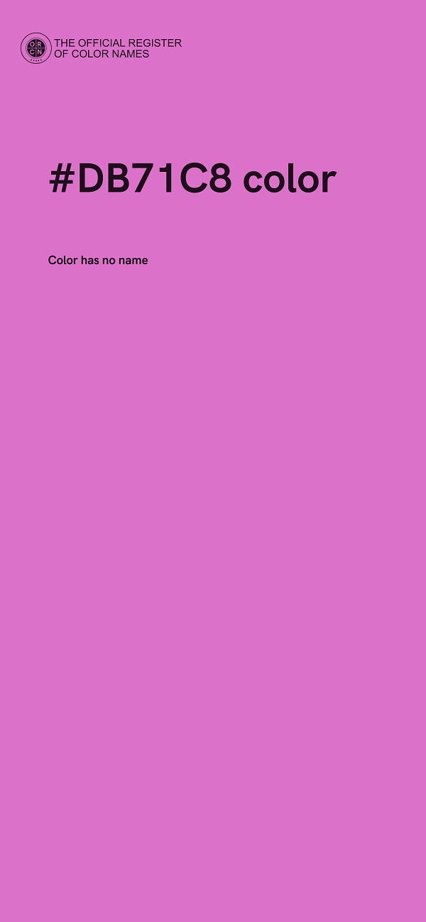 #DB71C8 color image