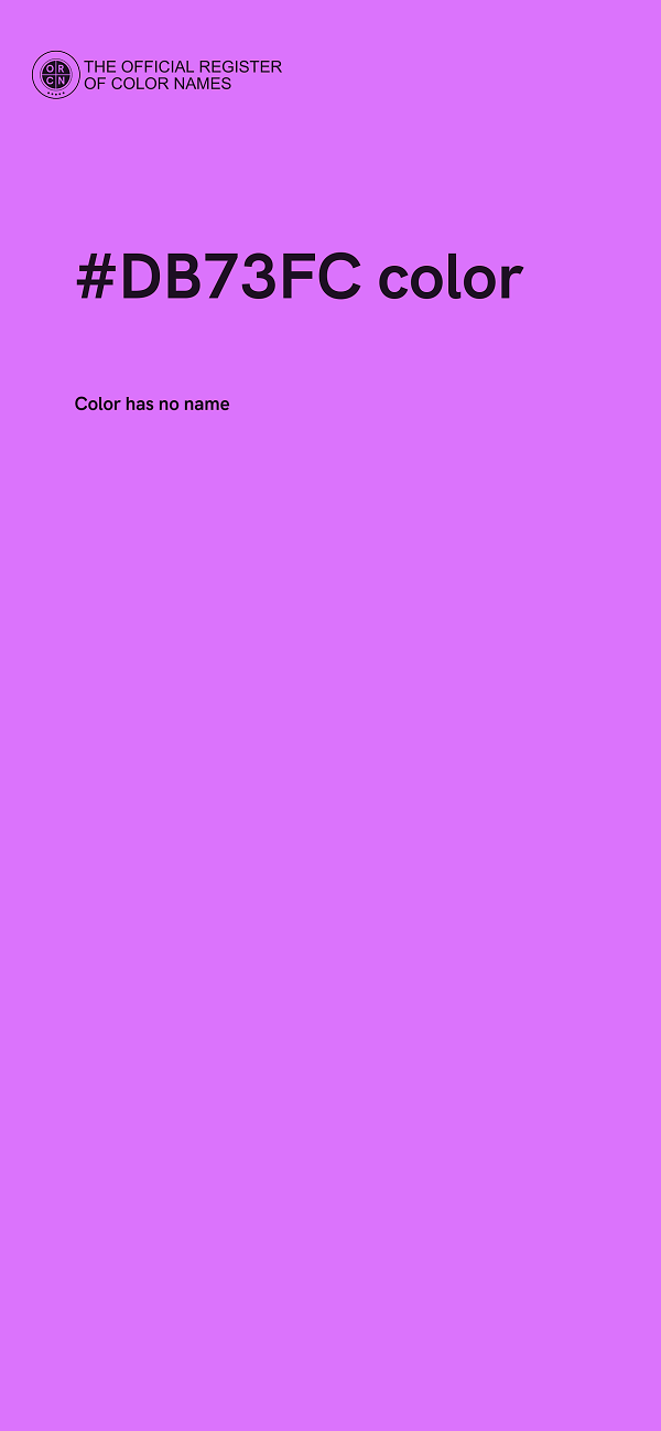 #DB73FC color image