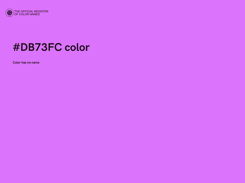 #DB73FC color image