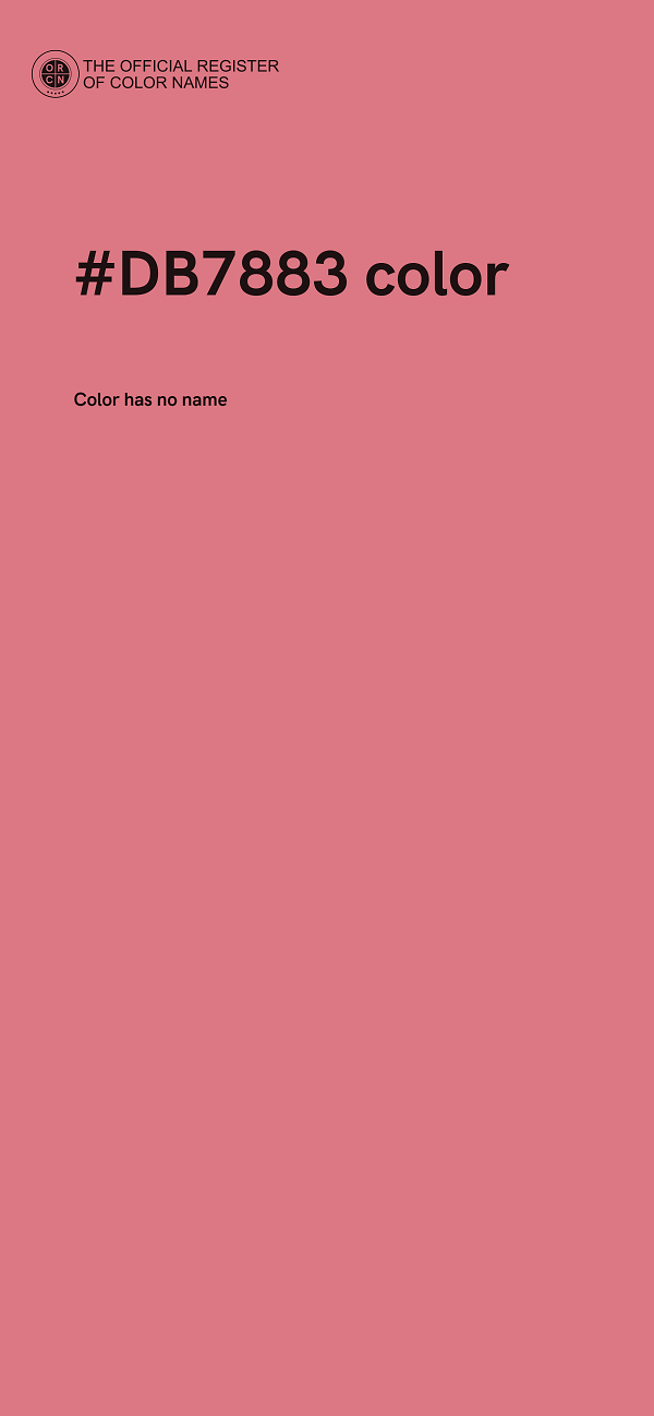 #DB7883 color image