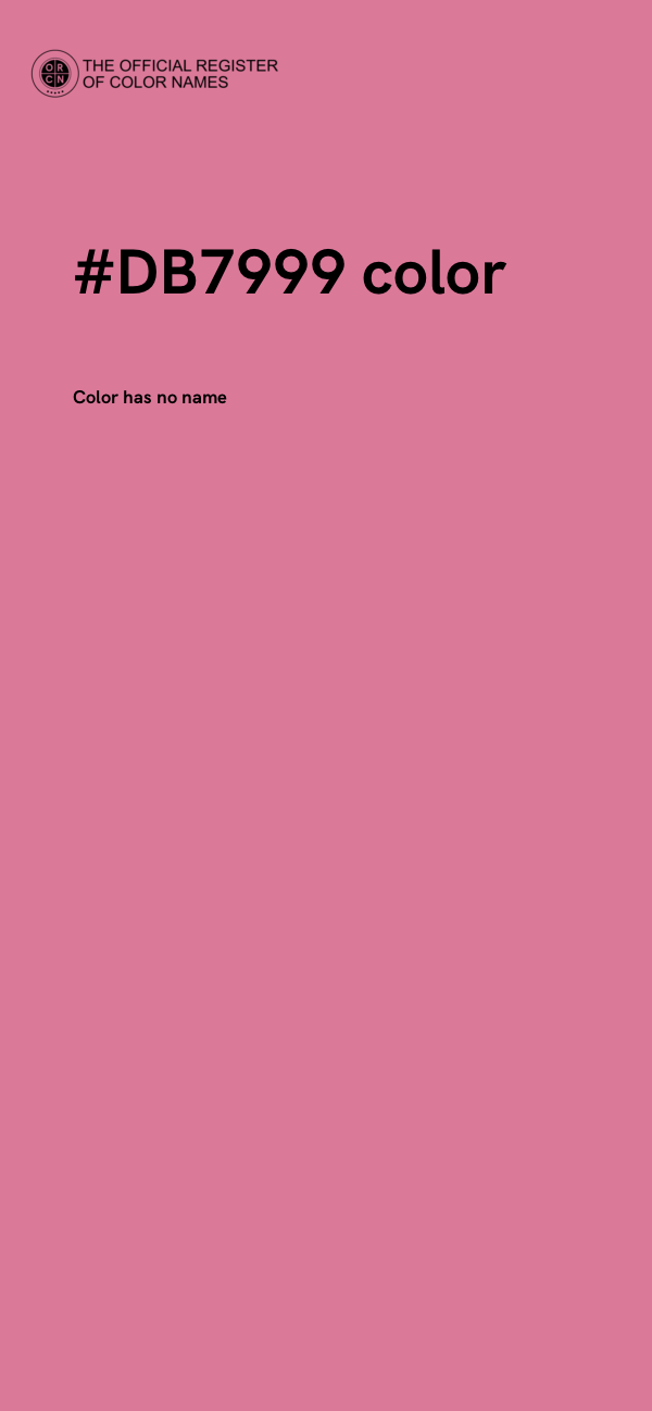 #DB7999 color image