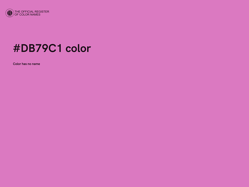 #DB79C1 color image