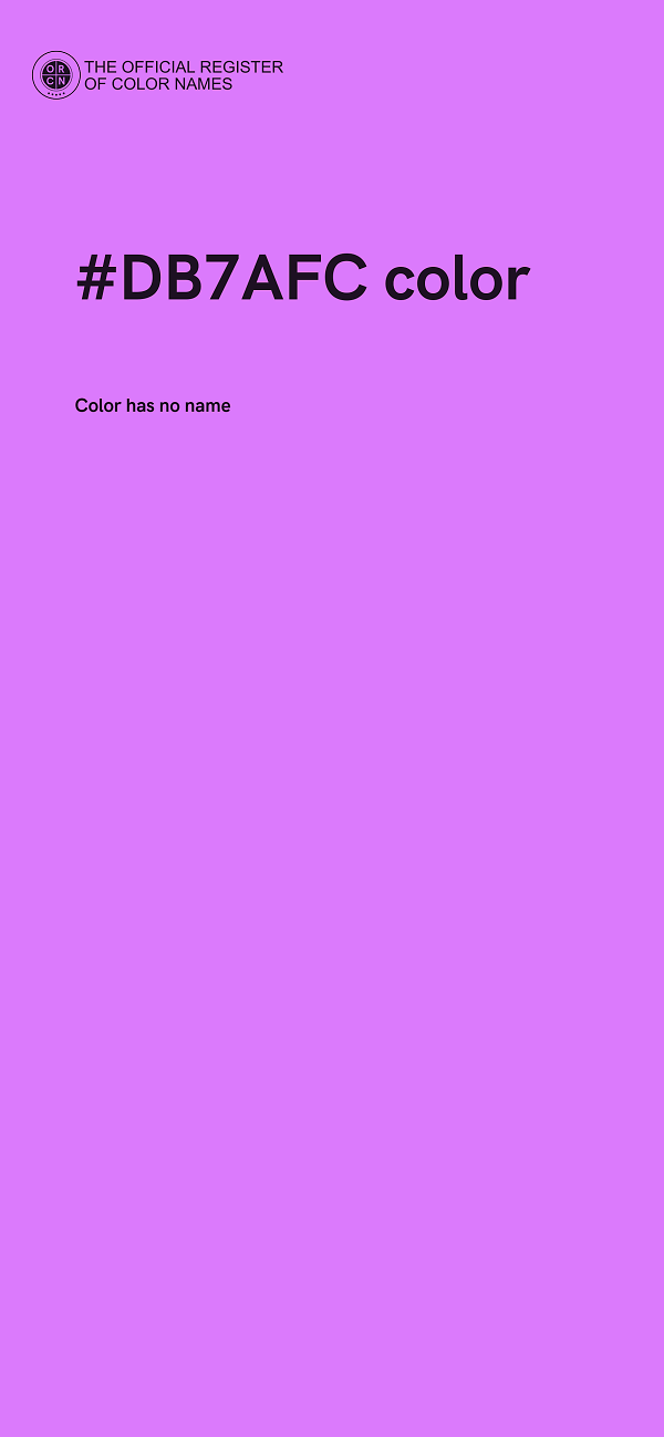 #DB7AFC color image