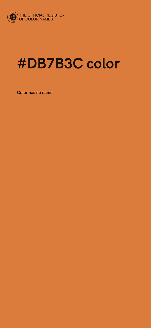 #DB7B3C color image