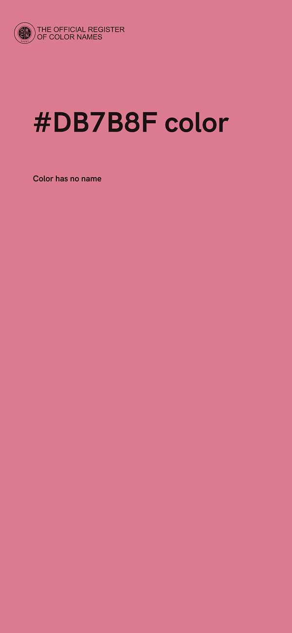 #DB7B8F color image
