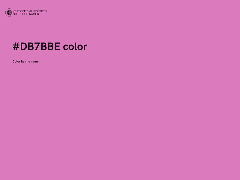 #DB7BBE color image