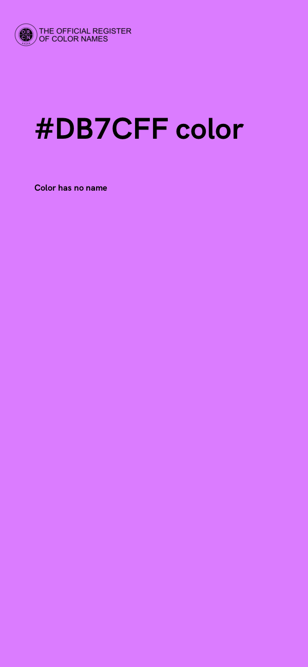 #DB7CFF color image