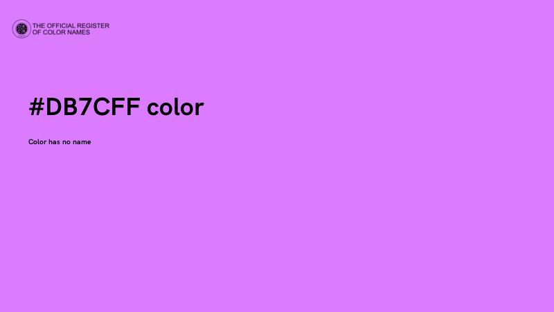 #DB7CFF color image