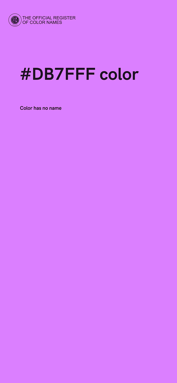 #DB7FFF color image