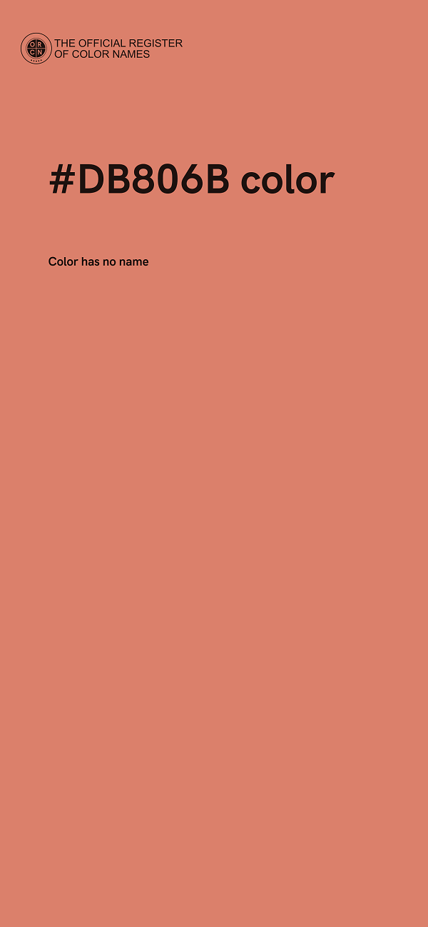 #DB806B color image