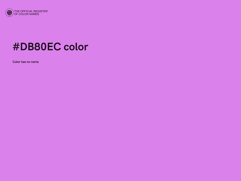 #DB80EC color image